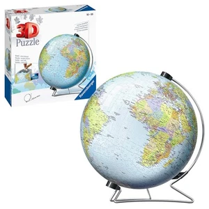 Ravensburger World Globe on a V-Stand 3D Jigsaw Puzzle for Adults and Kids Age 1 - Picture 1 of 3