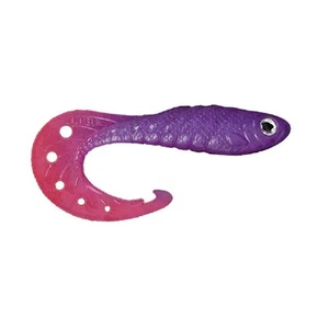 Jenzi pez de goma Vladimir Twister púrpura rosa cebo cebo para peces depredadores cebo de goma - Imagen 1 de 1