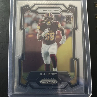 2023 Panini Prizm #400 KJ Henry Prizm RC - Image 1 of 2