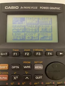 Casio fx-7400g Plus Power Graphic Calculator Works! - Picture 1 of 6