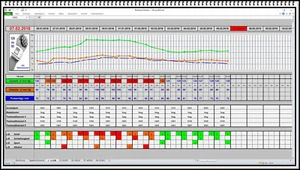 Blutdruckprotokoll Blutdruckmonitor Protokoll Blutdruckwerte Blutdruck App Excel - Bild 1 von 3