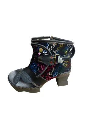 TMA EYES TMA 9011 Damen Stiefelette Echtleder Boots gefüttert schwarz Gr. 41 Neu!