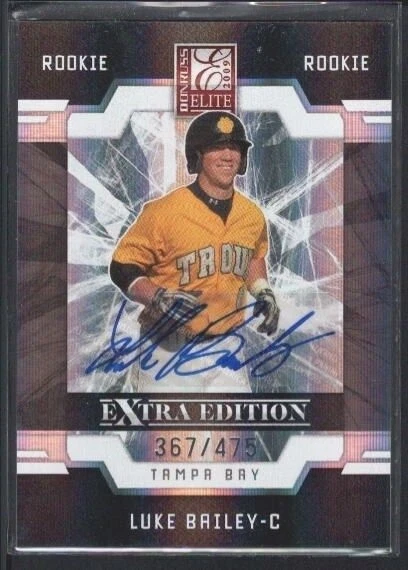 LUKE BAILEY 2009 DONRUSS ELITE EXTRA EDITION #132 AUTOGRAPH RAYS 367/475 SP $12 - Image 1 of 1