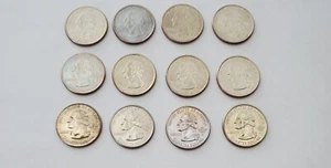 (12) 2004 Quarters - Florida - D Mint Mark - Unique Toning - Circ. - Lot #230 - Picture 1 of 8