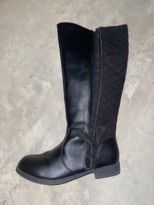 womens black zip up boots size 6 - Picture 1 of 3