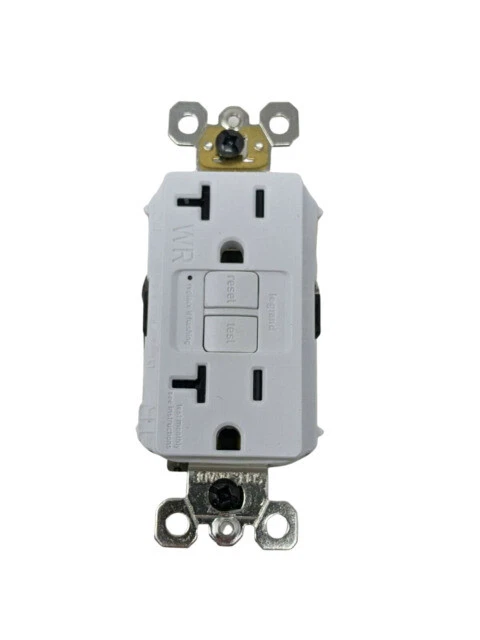 Legrand radiant Spec Grade 20A Weather Resistant Self Test GFCI Receptacle - White (2097TRWRW)