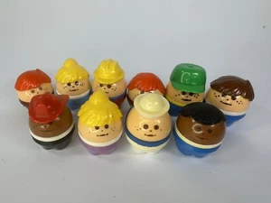 10 Vintage Little Tikes Chunky Figuren blond Bau Kind Matrose Feuer - Bild 1 von 3
