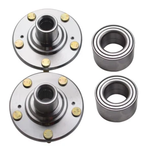 2 Front Wheel Hub Bearing Kits Fit 2012-2015 Honda Civic DX EX GX LX 1.8L 1.5L - Picture 1 of 6