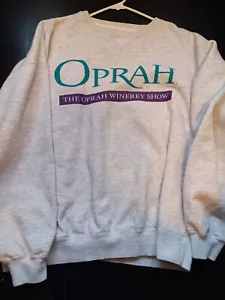 Vintage The Oprah Winfrey Show TV Promo Crewneck Sweatshirt Gray Gear Sports XL - Picture 1 of 2