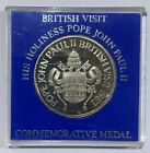 1982 Great Britain Pope John Paul II Visit Commemorative Cased Medal