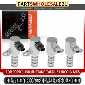 4x Intake & Exhaust Engine Variable Valve Timing (VVT) Solenoid for Ford F-150 - Picture 1 of 8