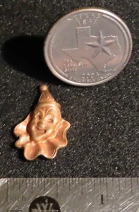 Circus Big Top Copper ? Tone Clown Head Wall Decor Estate 1:12 Miniature MS4455 - Picture 1 of 3