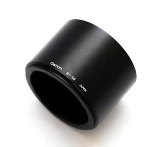 Original Canon Lens Shade Hood BT-58 58mm FD 70 210mm 4 AE-1 A-1 F-1 Near Mint - Photo 1 sur 12