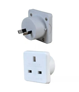 UK to Australia AU, New Zealand power adaptor plug converter travel adapter - Picture 1 of 5