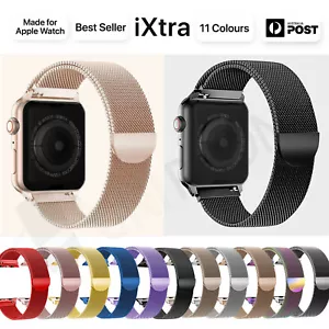 For Apple Watch iWatch Band Series 10 9 8 7 SE 6 Magnetic Stainless Steel Strap - Picture 1 of 23