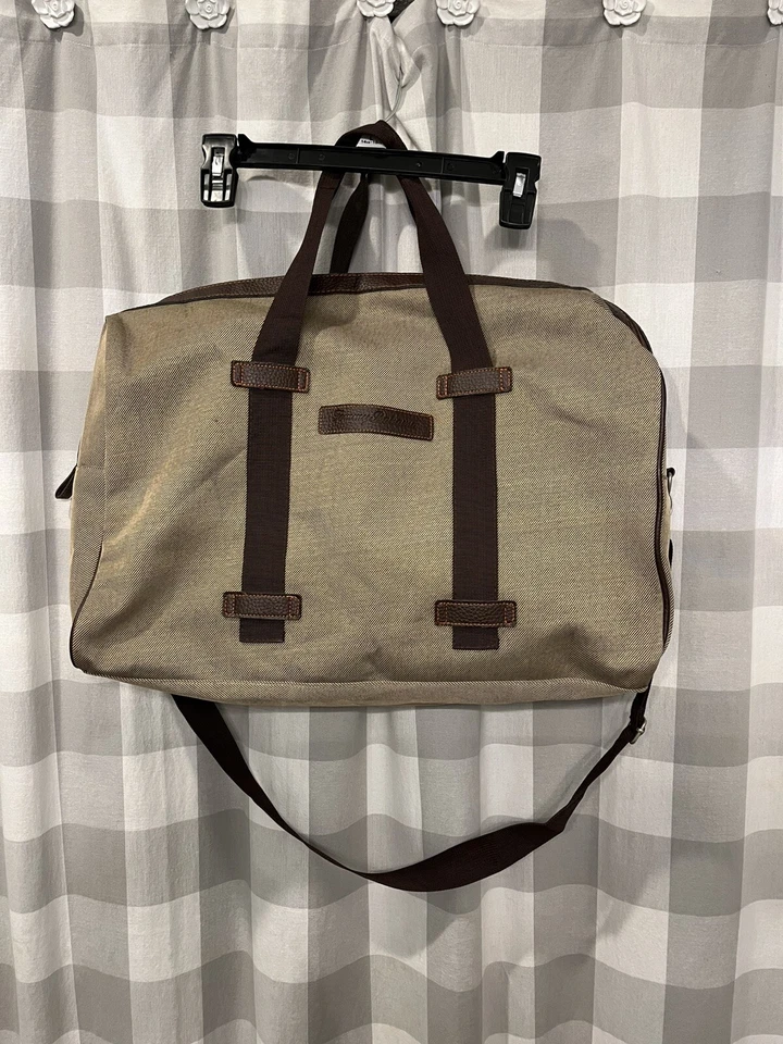 Bolsa de viaje TOMMY BAHAMA sarga equipaje de lona grande de fin de semana 20x15 Foto 1 de 4