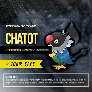 Chatot Pokemon #441 GO Gen 4 Sinnoh - Bild 1 von 4