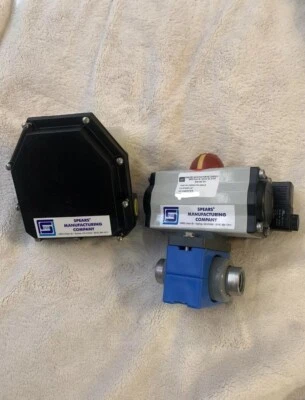 NEW BUNDLE SPEARS 23202J101-005-A  CPVC Actuated Valve 1/2” & A-LS40 LIMITSWITCH - Image 1 of 4