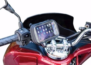 Waterproof Bar Mounted Bike & Bicycle Phone Iphone Holder & Cover Sumex - Picture 1 of 12