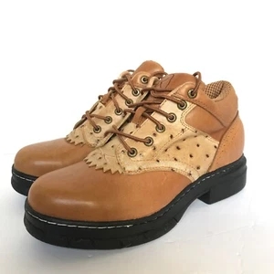Stivali uomo Twisted X Rider stringati pelle quill struzzo punta acciaio misura 7,5 - Foto 1 di 13