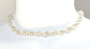 Hanf Makramee Kunst Halskette Halsband 16 oder 18 Zoll Unisex - Bild 1 von 9