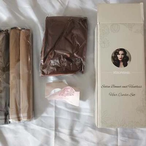 Juego de rizador de pelo con capó de satén y sin calor - Imagen 1 de 2