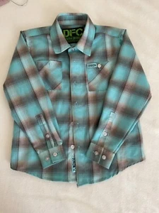 Dixxon Flannel DFC Youth Division Boys Plaid Size Small - Picture 1 of 4