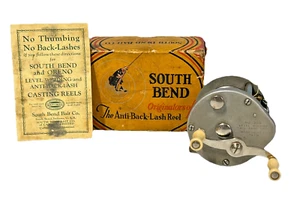 Vintage South Bend No. 350 Bait Casting Reel Original Box Insert - Picture 1 of 10