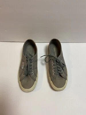 SUPERGA COTU 2750 Unisex Gray Canvas Sneaker Sz 39 1/2(8 1/2 Women:7 Male) - Image 1 of 4