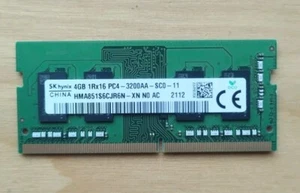 SK Hynix 4GB 1Rx16 PC4 3200AA DDR4 Laptop Memory RAM Stick HMA851S6DJR6N-XN - Bild 1 von 10
