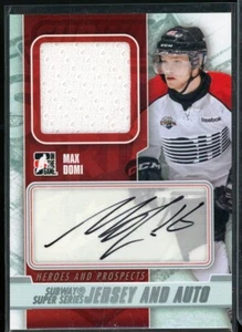 2012-13 ITG H & P Subway Super Series Jersey Auto #MD Max Domi **/40 - Picture 1 of 2