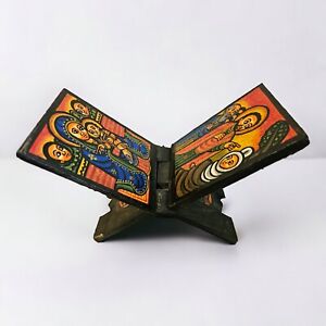 Ethiopian Orthodox Church Wooden Bible Stand Hand Carved Africa Ethnic Christian