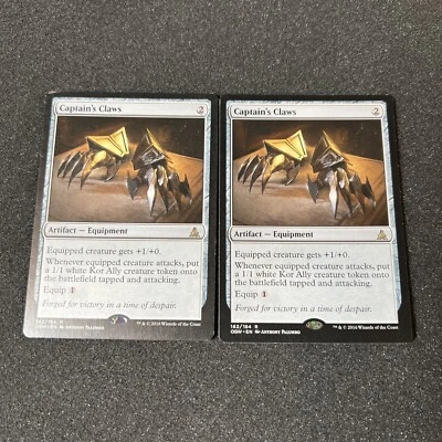Captain's Claws Magic The Gathering Mtg Rare Oath of the Gatewatch Card 2 - Image 1 of 4
