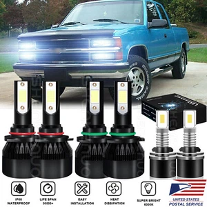 For Tahoe 2001 2002-2006 6x Combo 9005 9006 LED Headlight Hi Lo 880 Fog Light - Picture 1 of 12