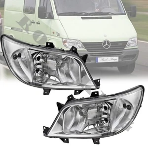 2x Scheinwerfer LH+RH Sprinter W903 Mit Nebel H7/H7/H3 E-Pruf Ohne Stellmotor - Bild 1 von 7