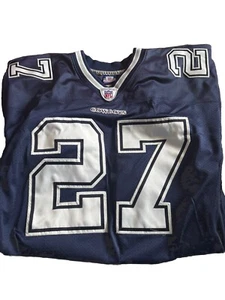 100% Authentic Eddie George #27 Dallas Cowboys NFL Jersey Blue Size 48 - Picture 1 of 4