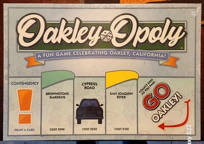 Oakley Opoly Board Game Monopoly Discontinued NEW Unopened CA RARE FIND Gift USA - Image 1 of 3