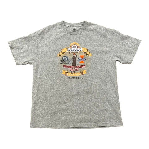 2012 Maui Invitational Butler vs. Illinois Championship Game T-Shirt Adult XL Cover