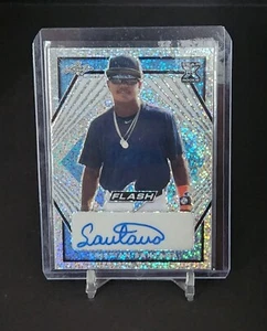 2021 Leaf Flash Platinum Blue #BA-CS1 Cristian Santana Auto /50 - Picture 1 of 3