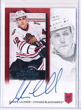 2013/14 PANINI CONTENDERS SHAWN LALONDE AUTOGRAPH RC