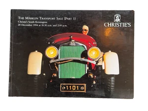 CHRISTIE’S South Kensington Märklin Transportation Marklin Auction Catalog 1994 - Imagen 1 de 3