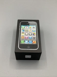 Rare Apple Iphone 3gs boîte d'origine et téléphone occasion - non testé - Photo 1/7