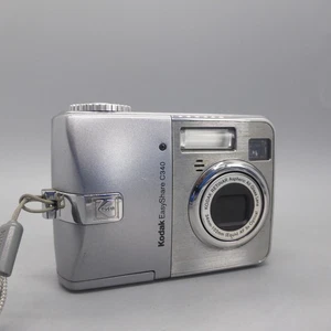 Kodak Digital Camera EasyShare C340 5.0MP Silver Tested - Picture 1 of 8