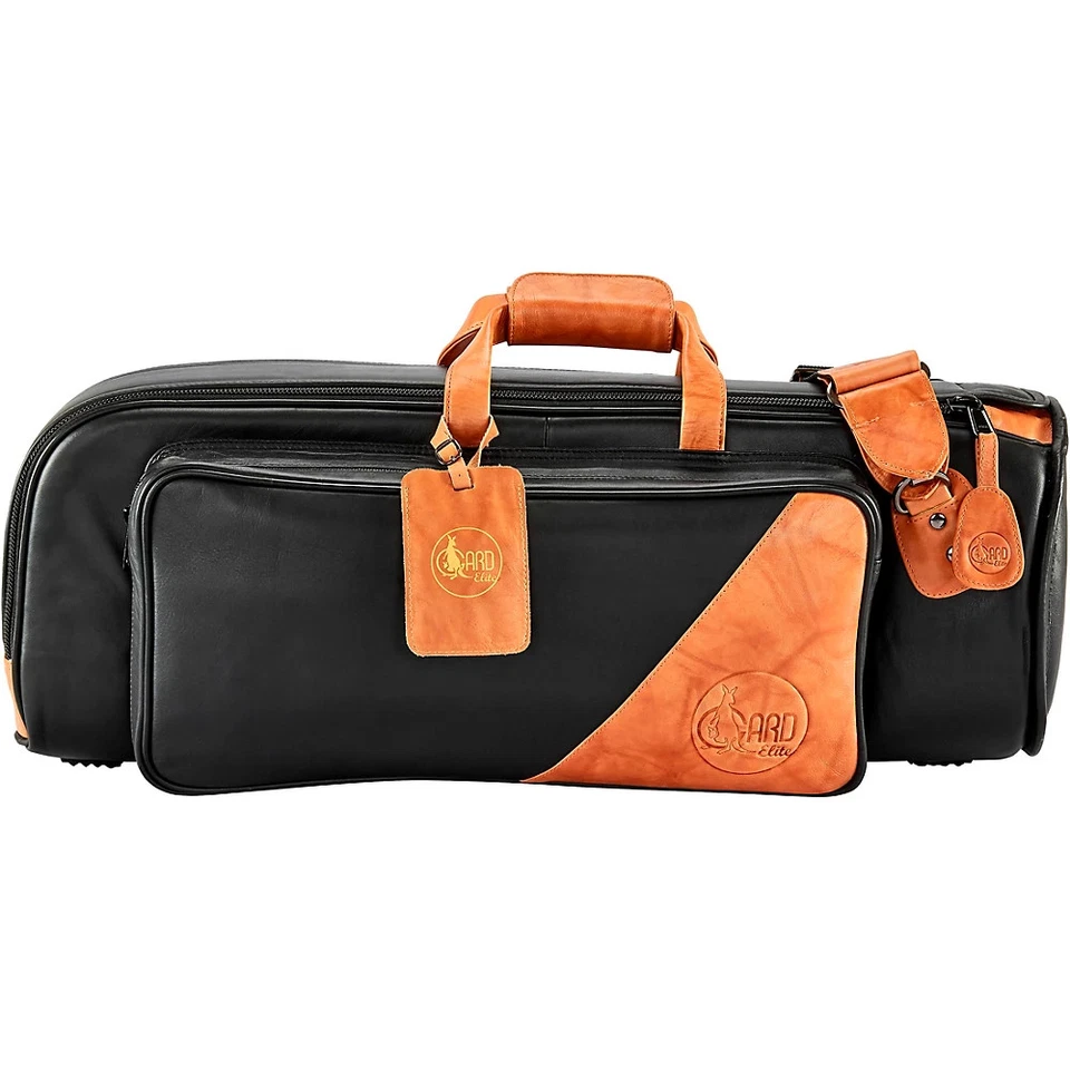 Gard 1-ELK Elite Series Black Leather Single Trumpet Gig Bag