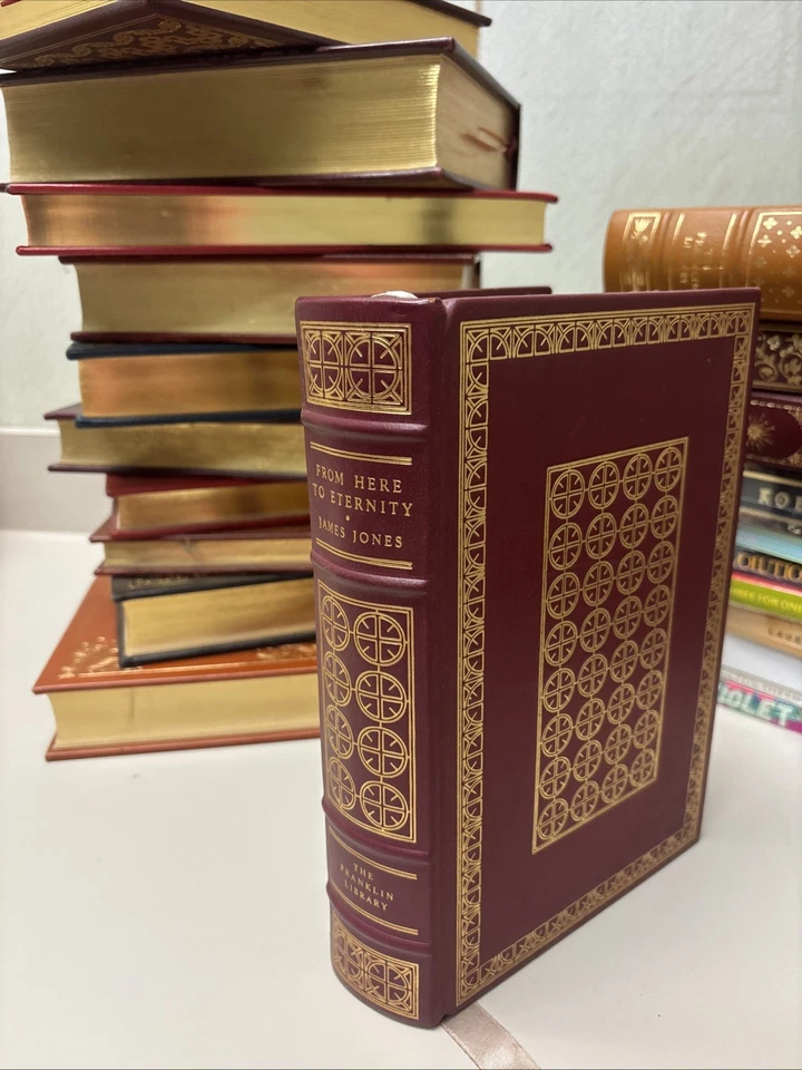FROM HERE TO ETERNITY by JAMES JONES - LEATHER BOUND FRANKLIN LIBRARY - Image 1 of 4