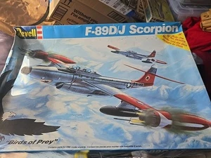 Pre Owned Open Revell F-89D/J Scorpion 1:48 Scale Model Kit 4548 Two Versions - Picture 1 of 5