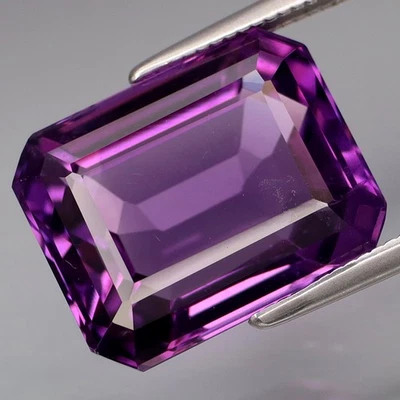 7.68Ct.Real 100%Natural Amethyst Loose Gem Bolivia None Treatment Perfect Shape - Image 1 of 4