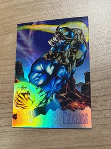 1995 Marvel Masterpieces Holo Flash THANOS Limited Edition #7 of 8 Nelson Fleer - Bild 1 von 2