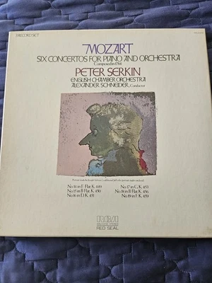 Mozart Six Concertos For Piano and Orch 1974 RCA ARL3-0732 3LP Box VG+NM Serkin - Image 1 of 4