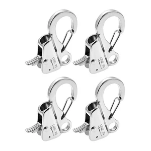 4PCS Boat Fender Clip 304 Stainless Steel Hold UP 8000lbs For 3/8"- 5/8" Rope - Picture 1 of 8